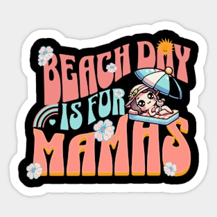 Fun Mama Beach Day Sticker